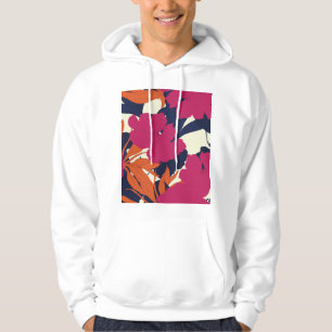 Sudadera Elegancia floral: patrón abstracto