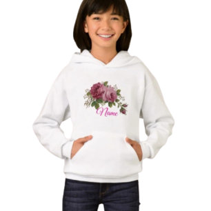 Sudadera Elegancia Rosa Rosa