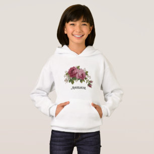 Sudadera Elegancia Rosa Rosa