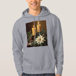 Sudadera Elegant candle christmas holly pine warm festive