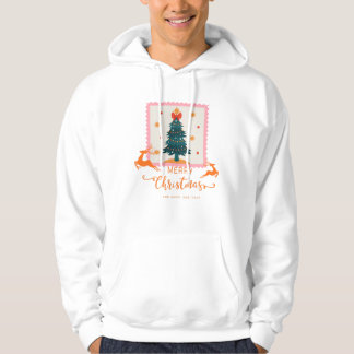 Sudadera 🎄 Elegant Christmas Tree with Reindeers – Merry
