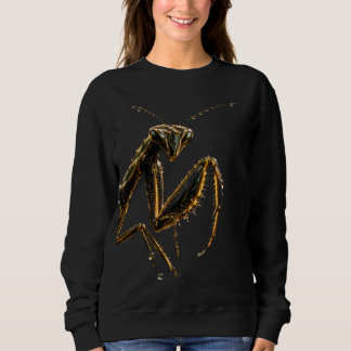Sudadera Élégant Mante Religieuse Noir et Or sweat