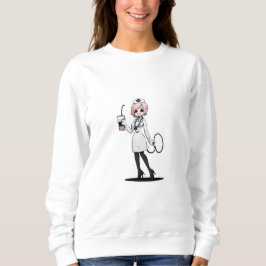 Sudadera Elegant Nurse Coffee Sweatshirt