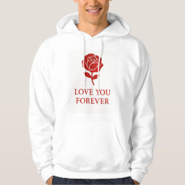Sudadera Elegant Rose Emblem Warming Hearts Valentine day