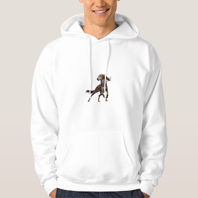 Sudadera Elegant Saluki Hoodie (Anverso)