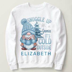 Sudadera Elegante acurrucarse a los gnomos Acogedor inviern