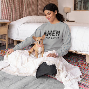 Sudadera Elegante Boho Christian Navidades Mujeres Básicas