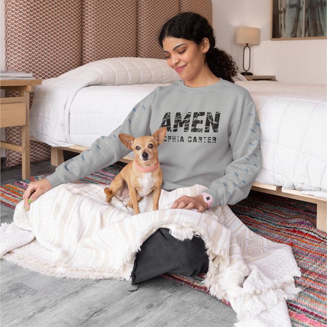 Sudadera Elegante Boho Christian Navidades Mujeres Básicas (Subido por el creador)