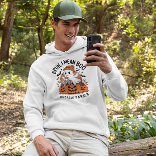Sudadera Elegante Bruh me refiero a Boo Cute Fantasma Graci