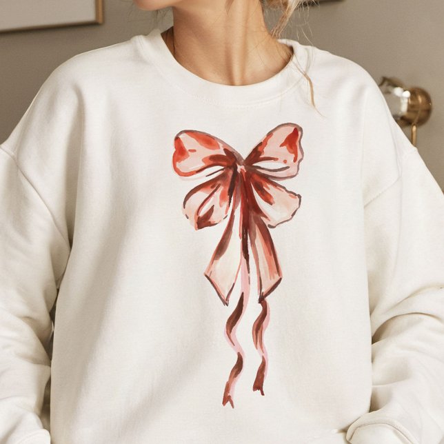 Sudadera Elegante Coquette de Bow Rosa Feminine (Subido por el creador)