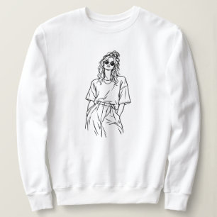 Sudadera Elegante crea tu propia moderna esposa mujeres mod