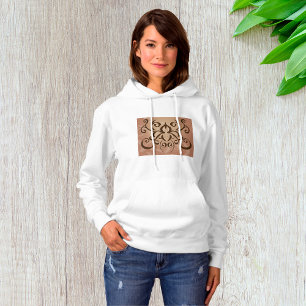 Sudadera Elegante Estilo Tatuaje De Bañera Tribal