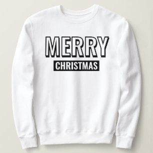 Sudadera Elegante Feliz Navidad Festividad Graciosa