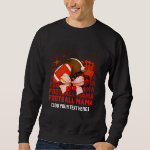 Sudadera Elegante FOOTBALL MAMA Coquette