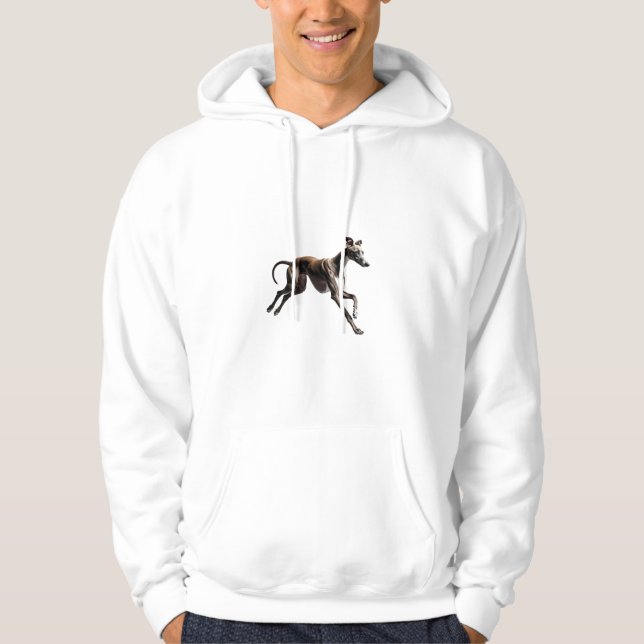 Sudadera Elegante Greyhound Hoodie italiano (Anverso)