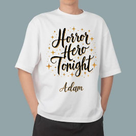 Sudadera Elegante "Héroe del horror esta noche" Nombre Hall