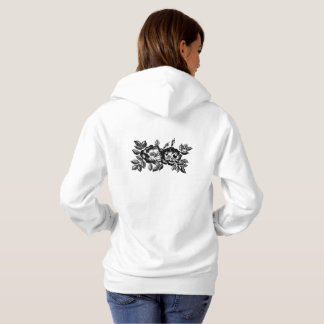 Sudadera elegante Hoodie con cráneo.