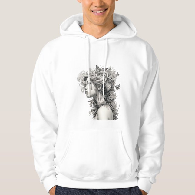 Sudadera Elegante Moderno Lindo Personalizado Agrega Tu Pro (Anverso)