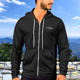 Sudadera Elegante Monograma negro plateado Nombre personali