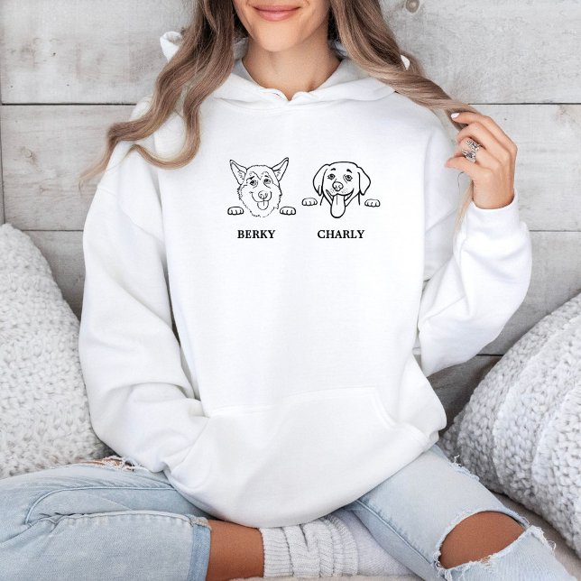 Sudadera Elegante Perro Raza Nombre personalizado (Subido por el creador)