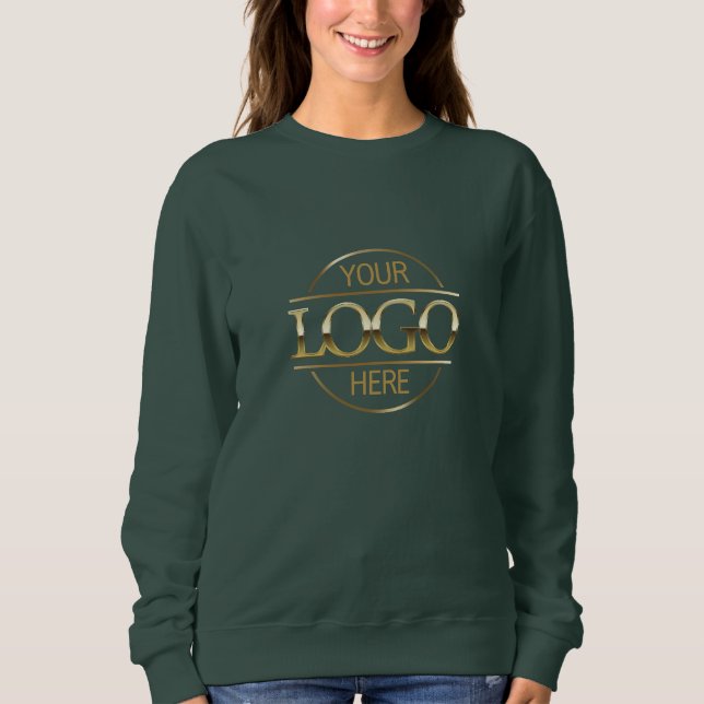Sudadera Elegante personal de marca moderna de negocios osc (Anverso)