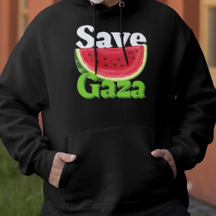 Sudadera Elegante Salvar Sandía Palestina Gaza