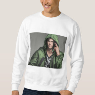 Sudadera Elegante Tee Gráfico De Joven: Abrace Su Vibe