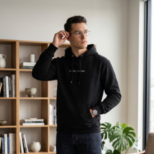 Sudadera Elegante tipografía espaciada de estilo minimalist