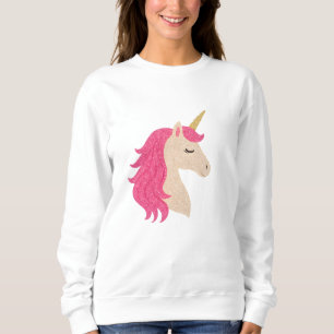 Sudadera Elegante Unicornio Brillante con Estilo Reluciente