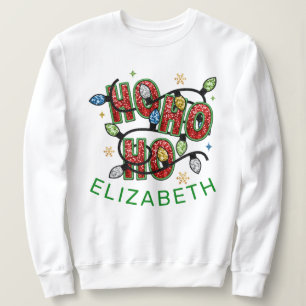 Sudadera Elegantes Navidades Ho Ho Ho Ho Ho