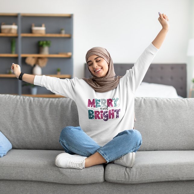 Sudadera Elegantes Navidades Purpurinas moras y brillantes  (Subido por el creador)