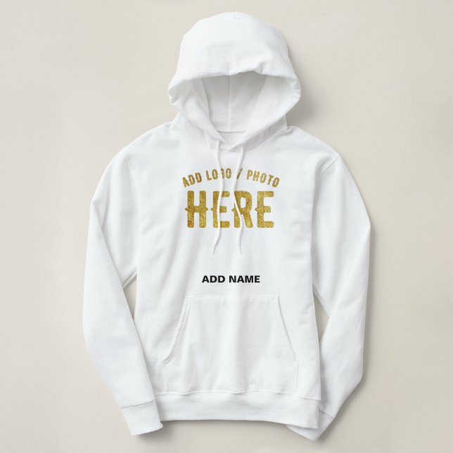 SUDADERA ELEGANTES PERSONALIZABLES BLANCOS MODERNOS VERIFIC (Diseño del anverso)