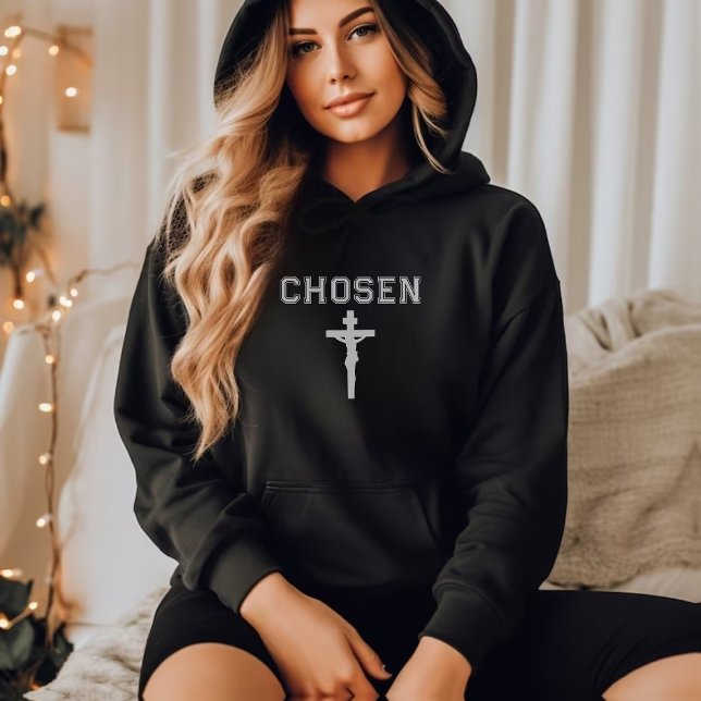 Sudadera Elegido Hoodie Christian Sweatshirt Basado en la f (Subido por el creador)