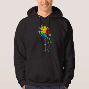 Sudadera Elegir clase de autismo Conciencia Girasol