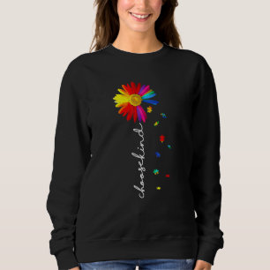 Sudadera Elegir clase de autismo girasol rompecabezas Autis
