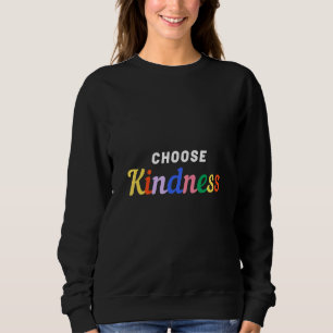 Sudadera Elegir el arco iris amable