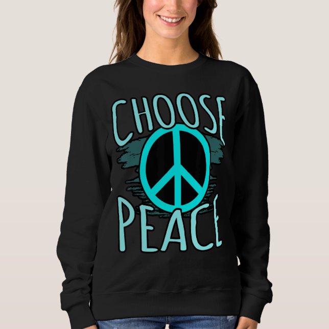 Sudadera Elegir paz (Anverso)