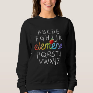 Sudadera Elemeno Alphabet Preescolar Kindergarten Tea escol