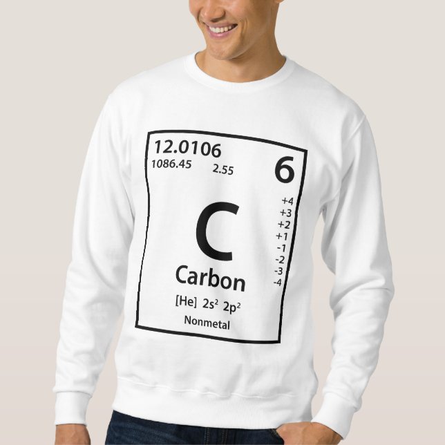 Sudadera Elemento Carbono (negro) (Anverso)
