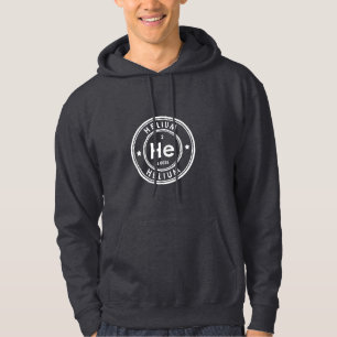 Sudadera Elemento de helio Hoodie gris oscuro