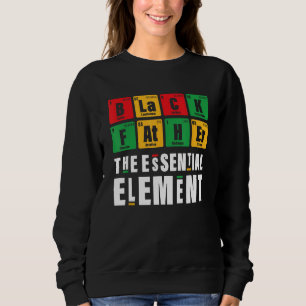 Sudadera Elemento esencial del padre negro Divertido del pa