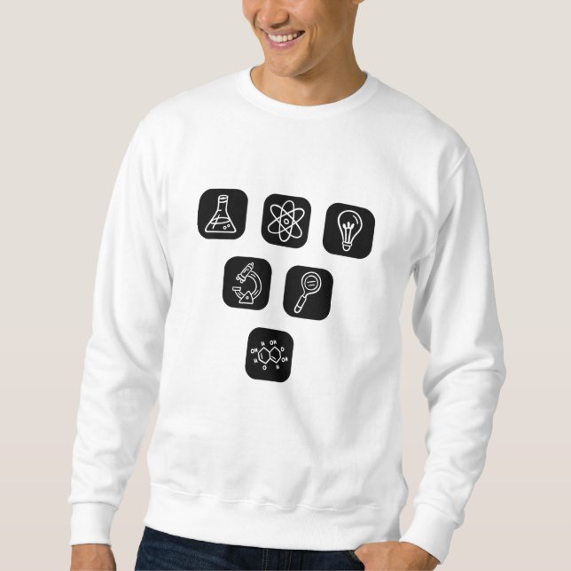 Sudadera Elementos Científicos Artículos (Anverso)
