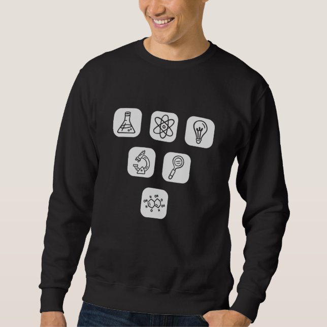 Sudadera Elementos de ciencia (Anverso)