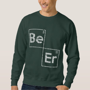Sudadera Elementos de la cerveza del día de St Patrick