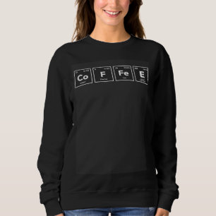 Sudadera Elementos de la tabla periódica del café Geek cien