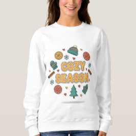 Sudadera Elementos festivos de la temporada acogedora – Est