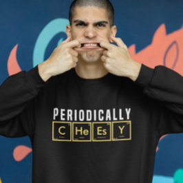 Sudadera Elementos periódicos divertidos periódicamente cur