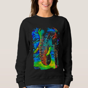 Sudadera Elephant Face Pop Art