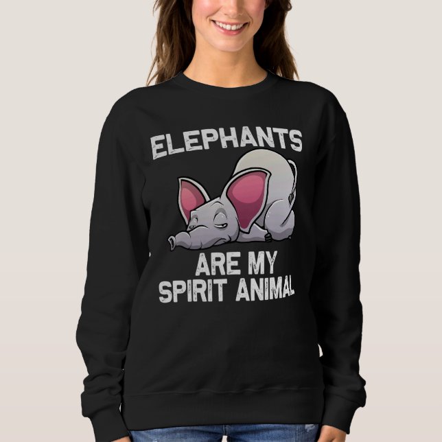 Sudadera Elephant For Men Women Elephant Animal  1 (Anverso)