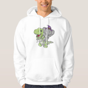 Sudadera Elephant Happy Halloween T-rex Mummy Costume